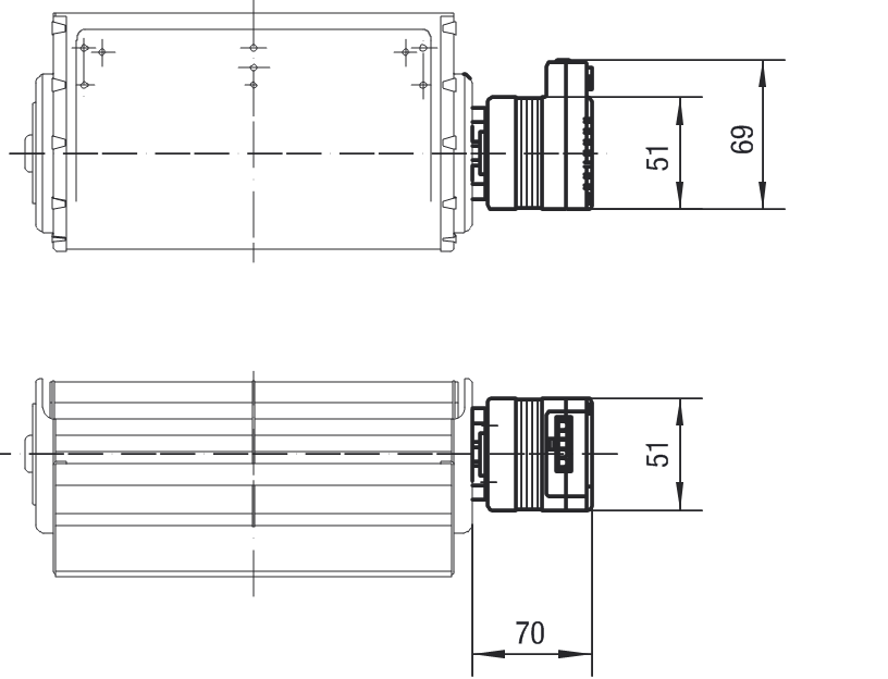 Чертеж QLK45/2400A29-2524L-69rk